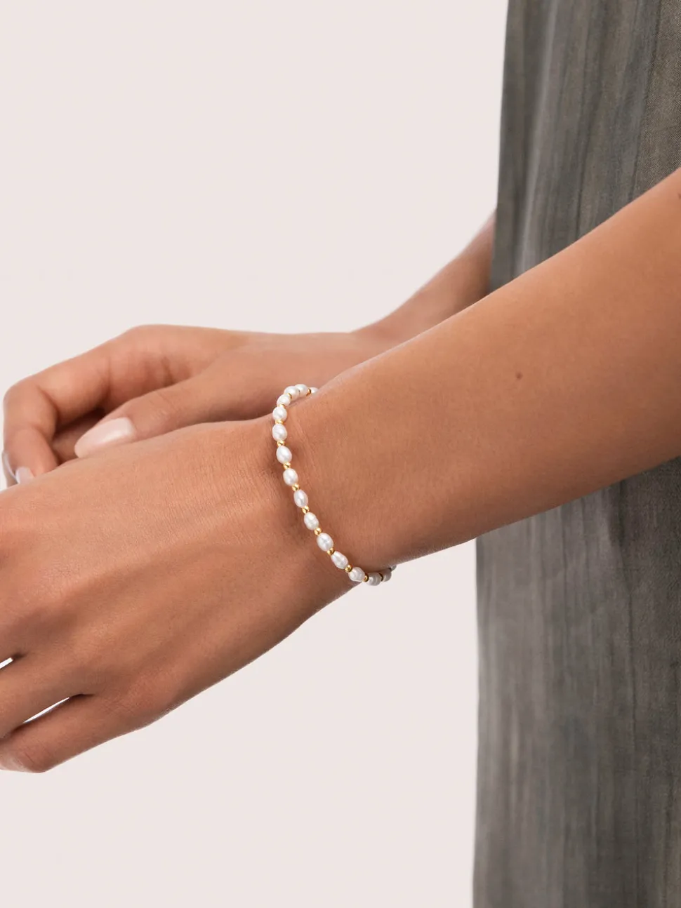 Pulsera Olympia Acero Baño Oro