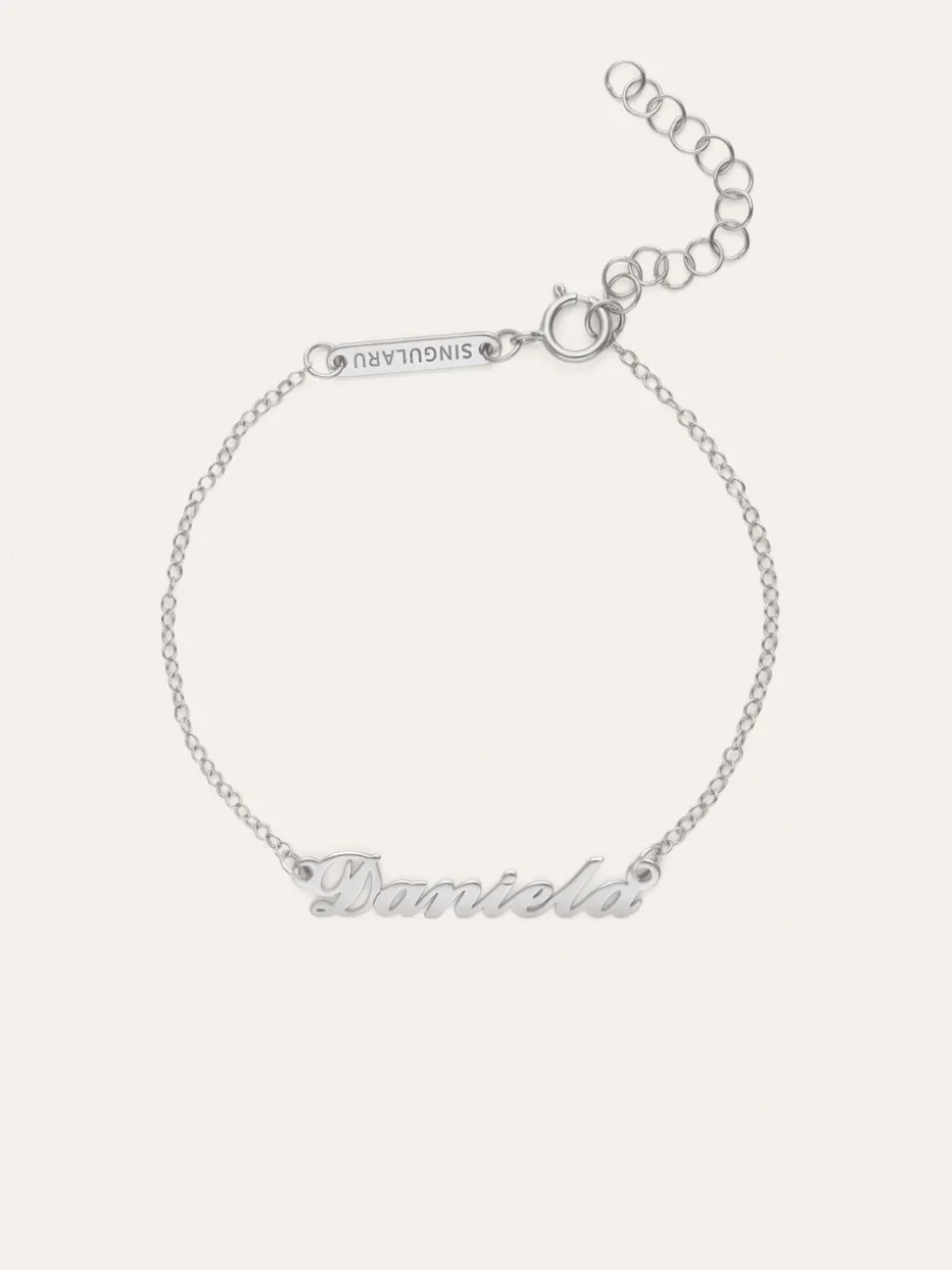 Pulsera Personalizada Carrie Plata