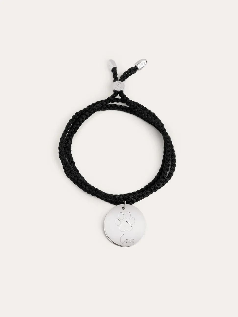 Pulsera Personalizada Huella Plata