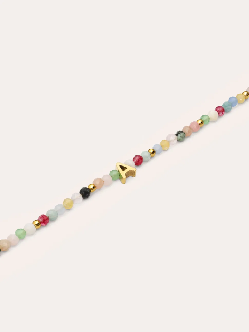 Pulsera Personalizada Letter Altea Color Acero Baño Oro