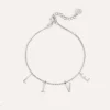 Pulsera Personalizada Letters Plata