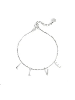 Pulsera Personalizada Letters Plata