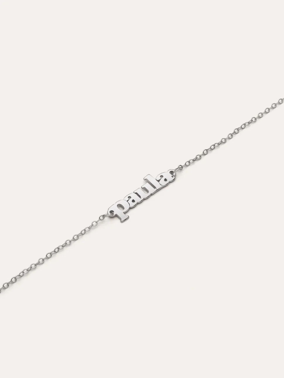 Pulsera Personalizada Monogram Plata