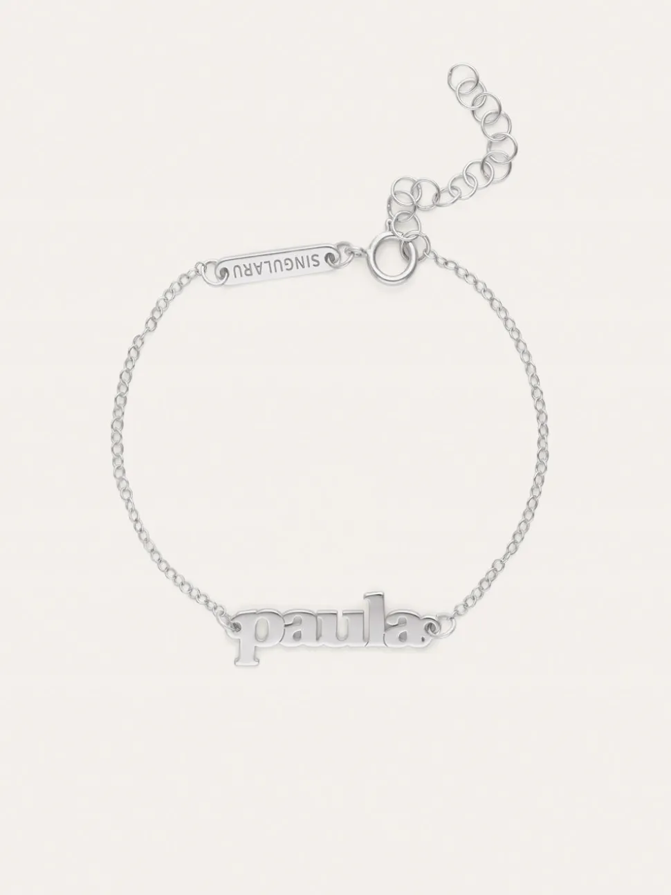 Pulsera Personalizada Monogram Plata