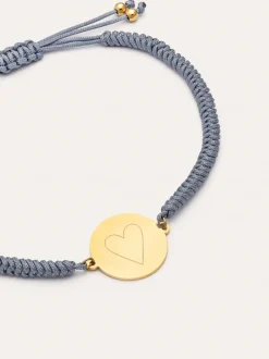 Pulsera Personalizada Moon Marea Acero Baño Oro