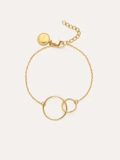 Pulsera Sister Acero Baño Oro