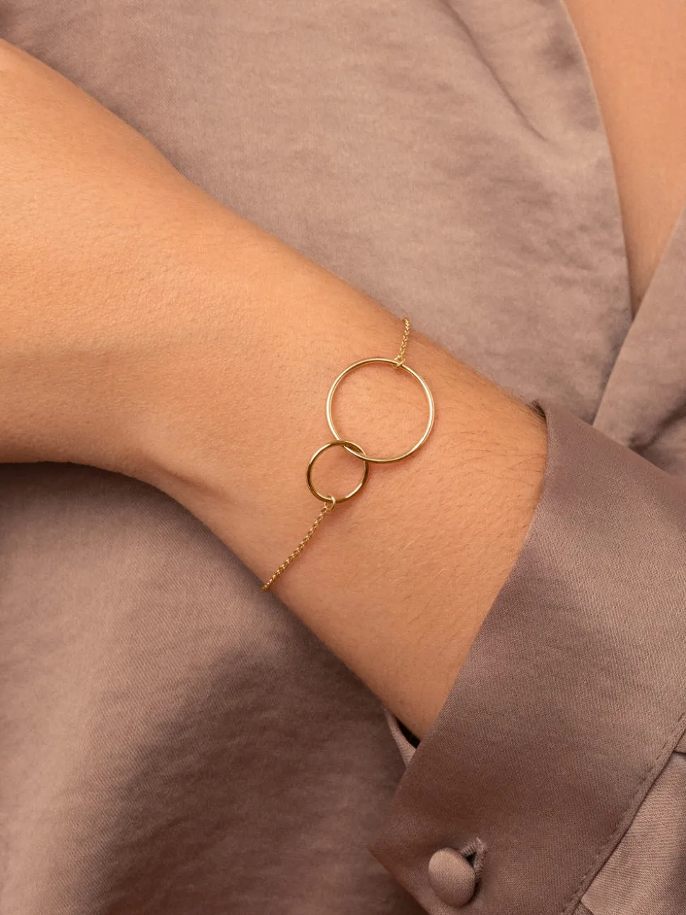 Pulsera Sister Acero Baño Oro