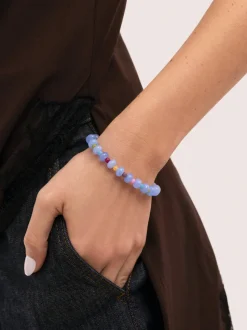 Pulsera Skycolor Stones Acero Baño Oro