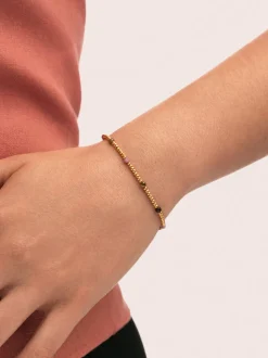 Pulsera Tourmaline Dream Acero Baño Oro