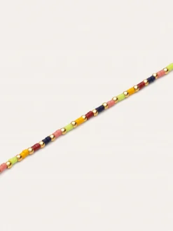 Pulsera Áura Colors Acero Baño Oro